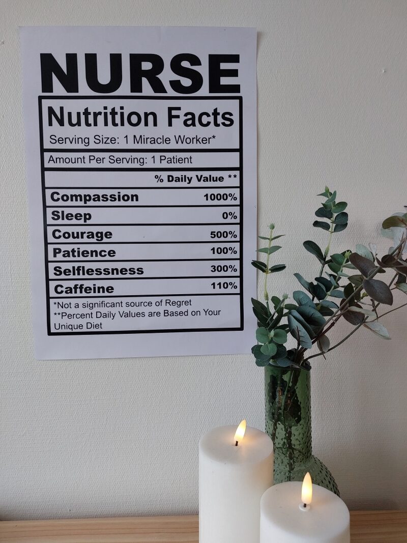 Sygeplejerske plakat