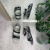 Sort letvægtssandal fra CMP med stødabsorbering