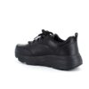 Skechers Work i sort skind med max cushioning såler