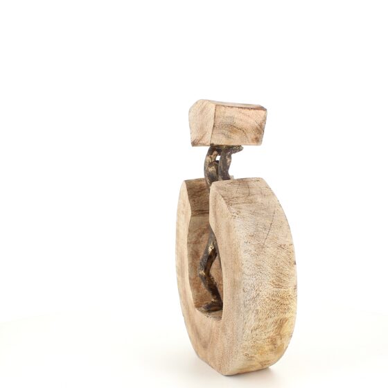 Du løfter opgaven, træfigur 23 cm