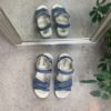 Blå sandal fra Green Comfort med fire indstillige remme