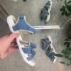Blå sandal fra Green Comfort med fire indstillige remme