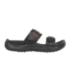 Sort dame slip on sandal fra MBT med ergonomisk fodseng