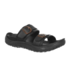 Sort dame slip on sandal fra MBT med ergonomisk fodseng