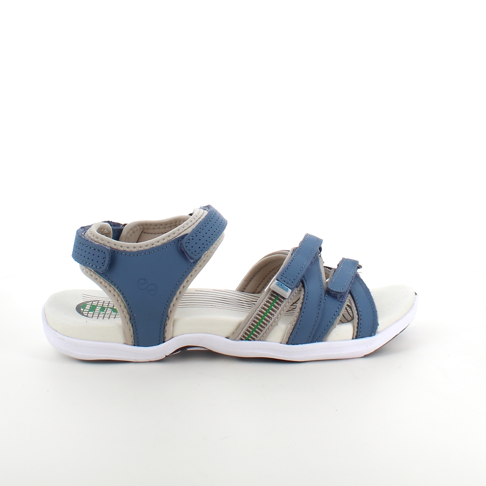 Se Blå sandal fra Green Comfort med fire indstillige remme - 39 hos Sygeplejebutikken.dk