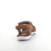 Brun sandal fra Green Comfort med fire indstillelige remme