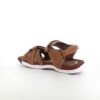 Brun sandal fra Green Comfort med fire indstillelige remme