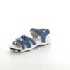 Blå sandal fra Green Comfort med fire indstillige remme