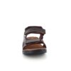 Brun herresandal i skind