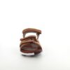 Brun sandal fra Green Comfort med fire indstillelige remme