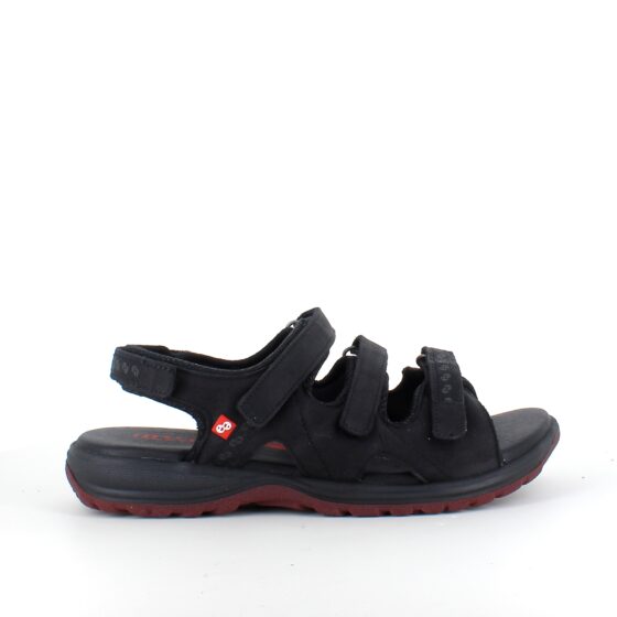 Sort Camino skind sandal fra Green Comfort.