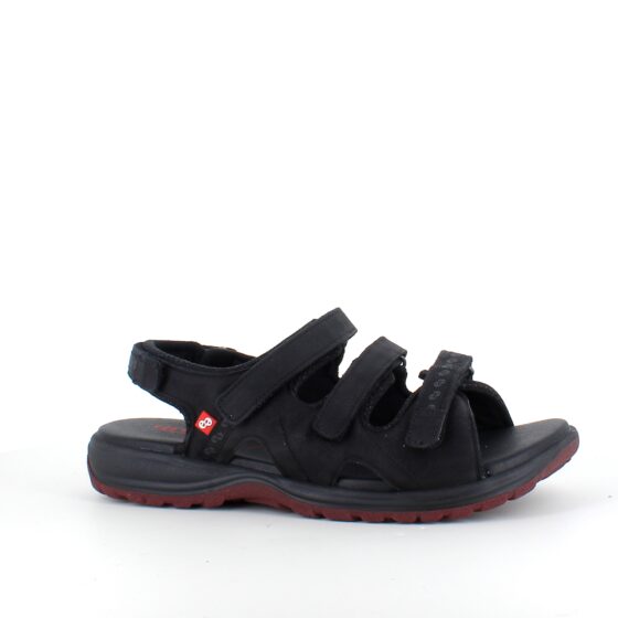 Sort Camino skind sandal fra Green Comfort.