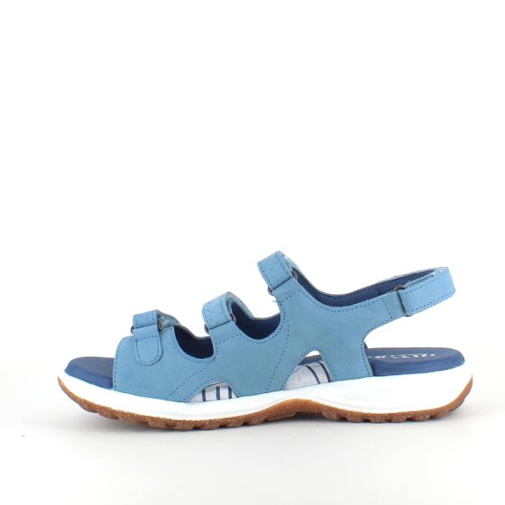Blå Camino skind sandal fra Green Comfort.