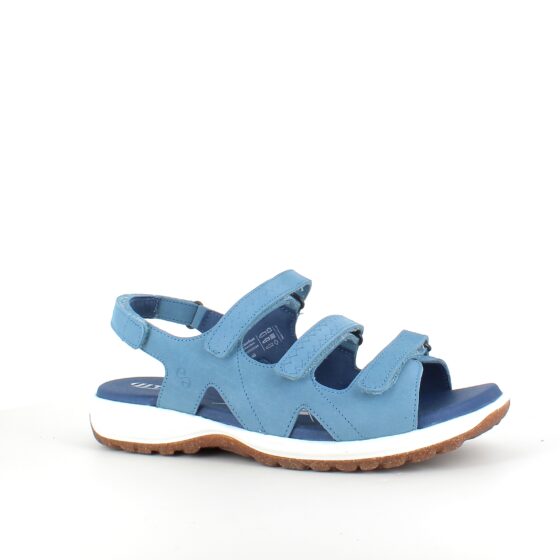 Blå Camino skind sandal fra Green Comfort.