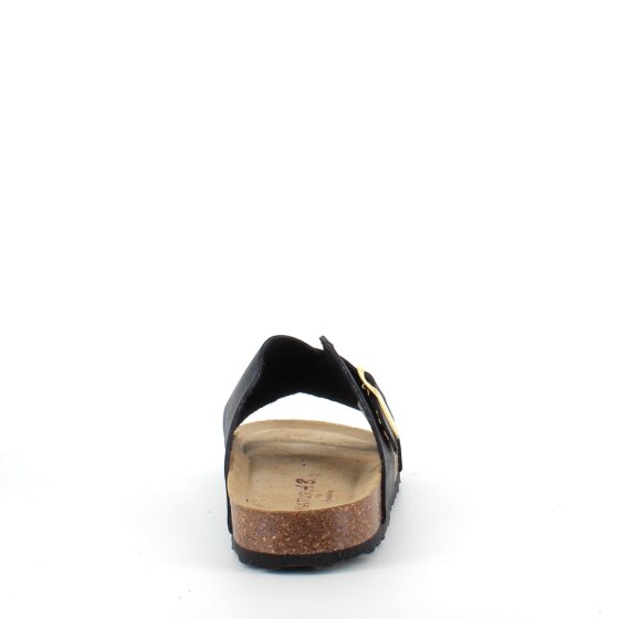 Sort biosandal fra Relaxshoe med bredde