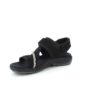 Sort, let sandal fra Merrell med masser af svangstøtte.