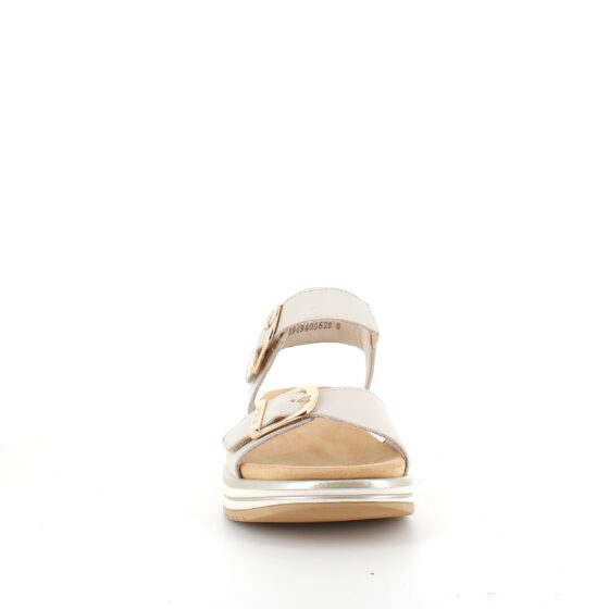 Flot beige sandal fra Remonte med udtagelig indersål.