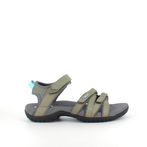 Teva Tirra, smart grøn sandal fra Teva med god svangstøtte
