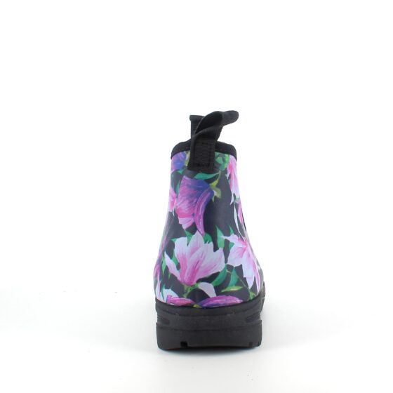 Kort luksus gummistøvle med flotte magnolia blomster fra Green Comfort.