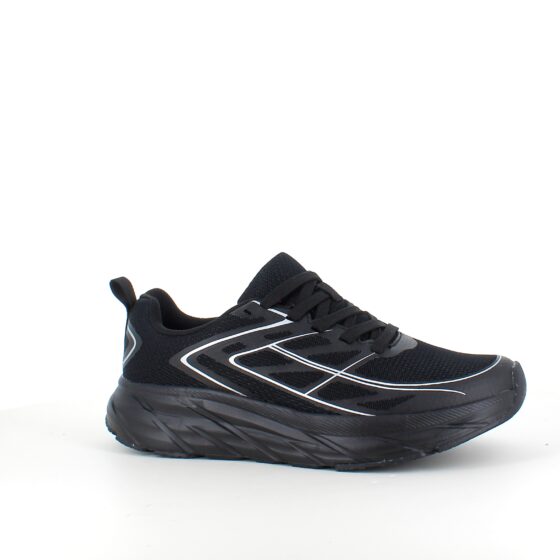 Sort sneakers i åndbart mesh