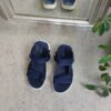 Navy vaskbar sandal med masser af stødabsorbering