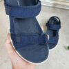 Navy vaskbar sandal med masser af stødabsorbering