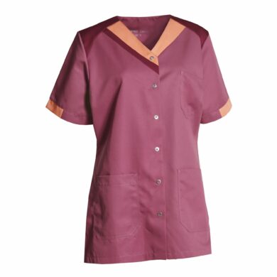 Nybo Lys Bordeaux/Orange/Bordeaux Dame Nova Premium Tunika, Feminint Snit, God Længde