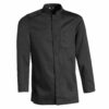 Nybo Sort Unisex New Nordic Kokkejakke, Langærmet, Komfort, Strækbar