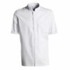 Nybo Hvid Unisex New Nordic Kokkejakke, Kortærmet, Komfortabel pasform, Åndbar
