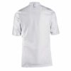 Nybo Hvid Unisex New Nordic Kokkejakke, Kortærmet, Komfortabel pasform, Åndbar