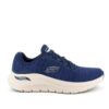 Blå herresko fra Skechers med ekstra svangstøtte