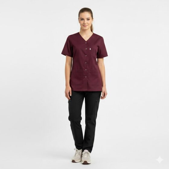 Nybo Bordeaux Dame Charisma Tunika, Lettaljeret, Komfort