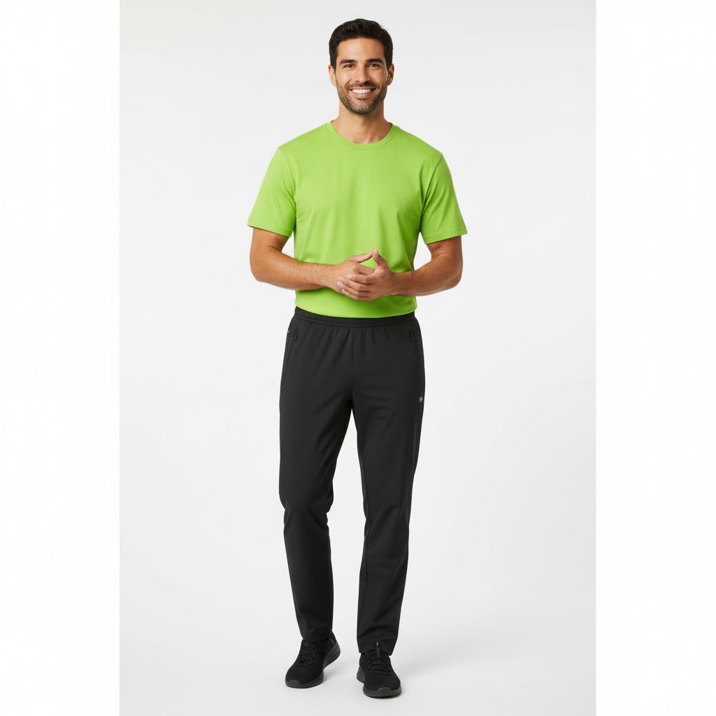 Nybo Lime Herre Prowear T-Shirt, Kortærmet, Slidstærk