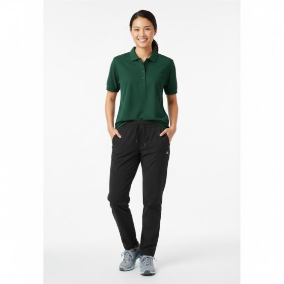 Nybo Grøn Dame Prowear Poloshirt, Ekstra Slidstærk, Forkrympet
