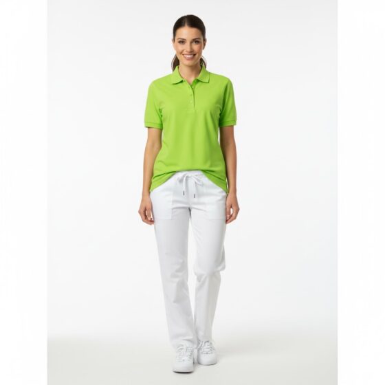 Nybo Lime Dame Prowear Polo, Slidstærk, Forkrympet