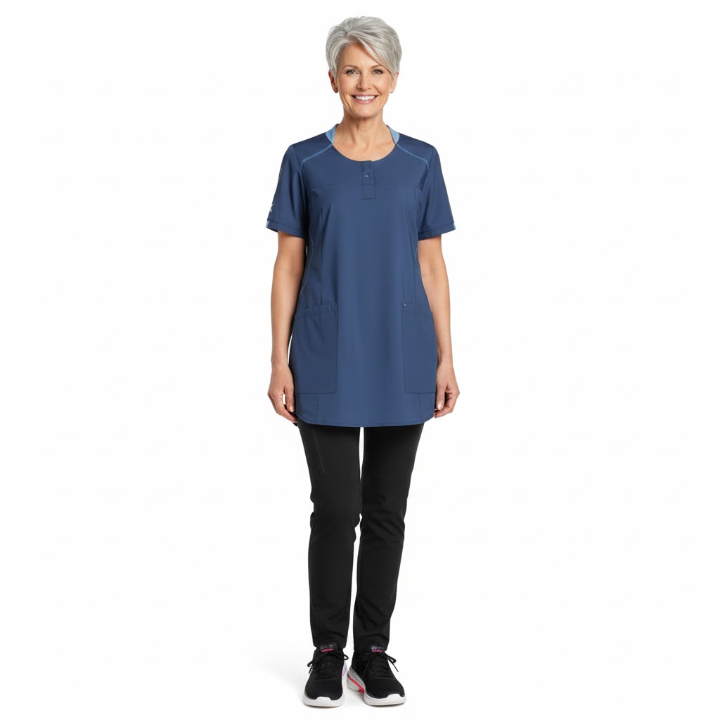 Nybo Navy Damebusseronne Sporty, Stretch, Fleksibel, Komfort