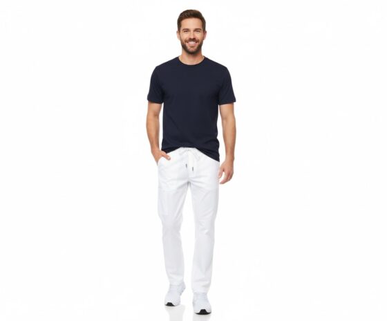 Nybo Navy Herre Prowear T-Shirt, Slidstærk, Kortærmet