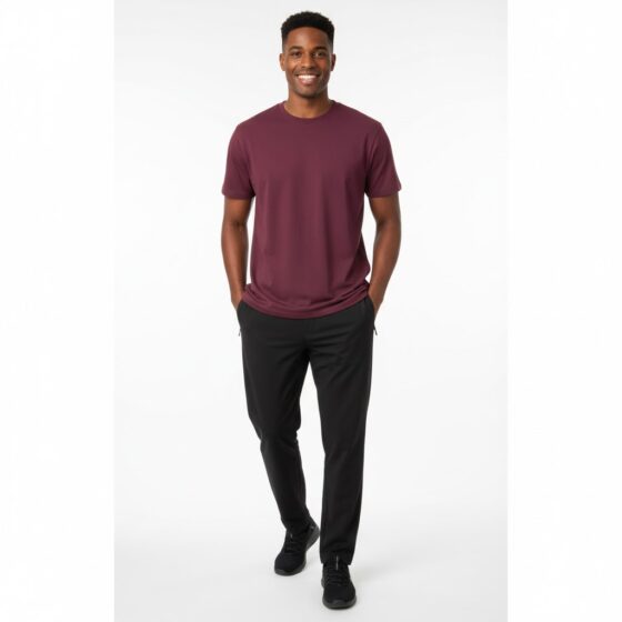 Nybo Bordeaux Herre Prowear T-shirt, Kortærmet, Slidstærk