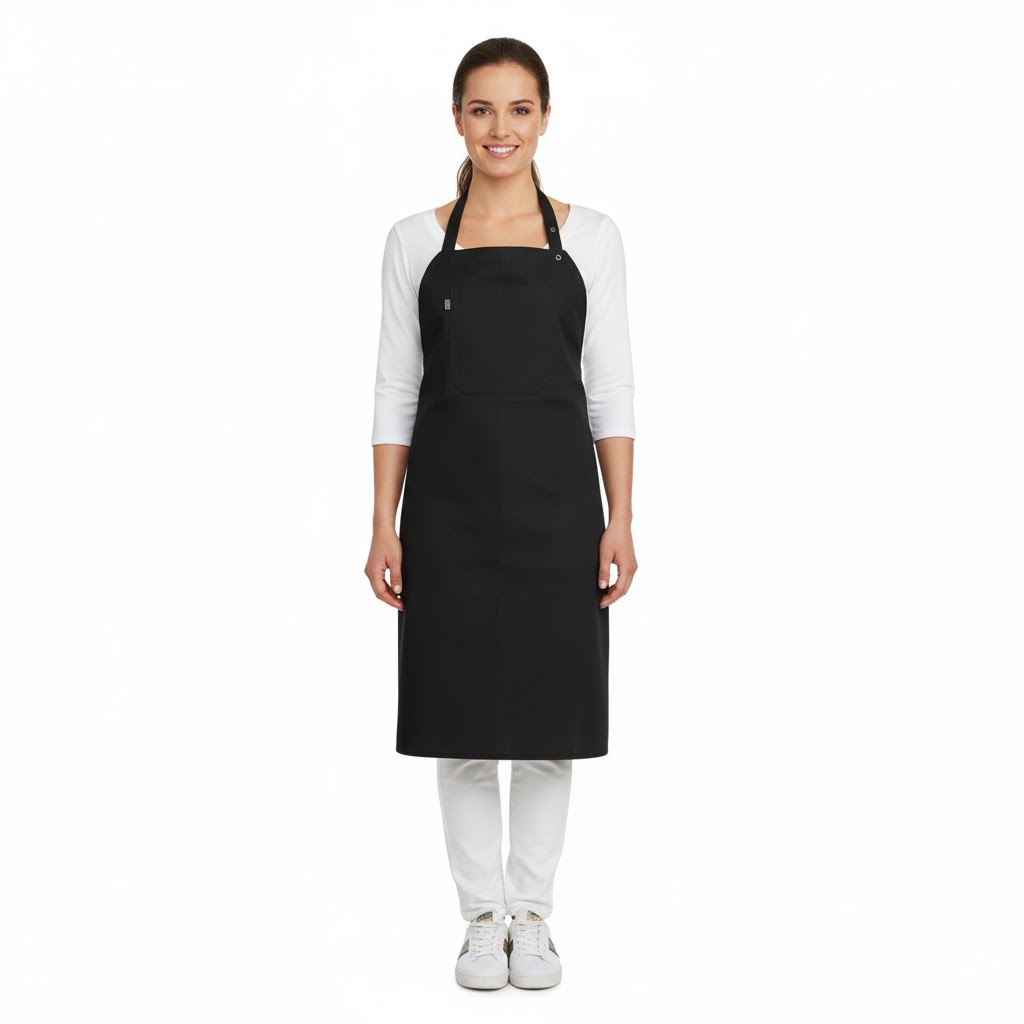 Nybo Grøn Unisex Forklæde, Kuskeforklæde, Justerbar Nakkestropp