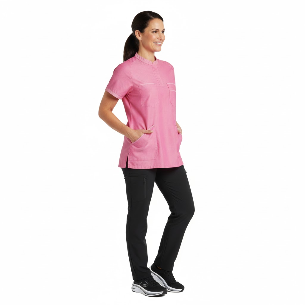Nybo Pink Unisex Comfort Busseronne, Åndbar, Stretch, Justerbar