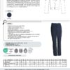 Nybo Navy Dame Sporty T800 Bukser, Stretch, Justerbar Længde, Lynlås