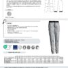 Nybo Sort-Hvid Pepita Unisex New Nordic Casual Buks, Pull-On, Komfort