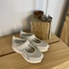 Hvid ballerina fra Green Comfort med svangstøtte og velcrorem