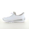 Hvid Rieker slip-on sneakers med sølv effekter
