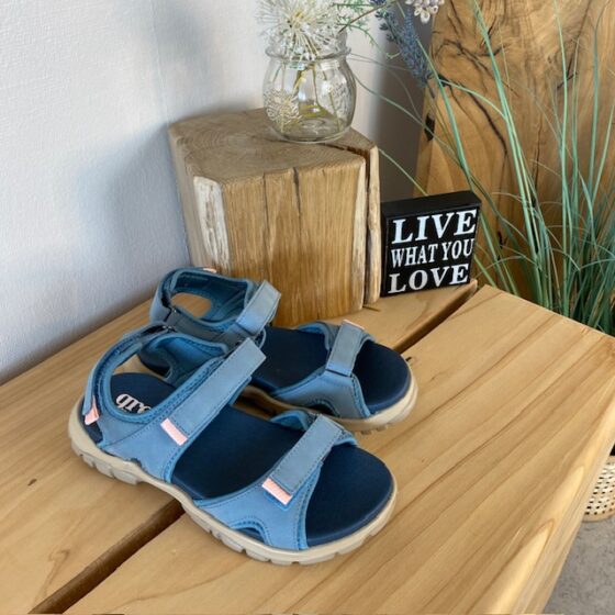 Blå Green Comfort sandal til dig som går og står mange timer