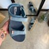 Blå Green Comfort sandal til dig som går og står mange timer
