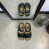 Rieker sandal i navyfarvet ruskind
