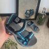 Sporty vandresandal fra CMP med komfort og støtte – blå mønstret letvægtsmodel