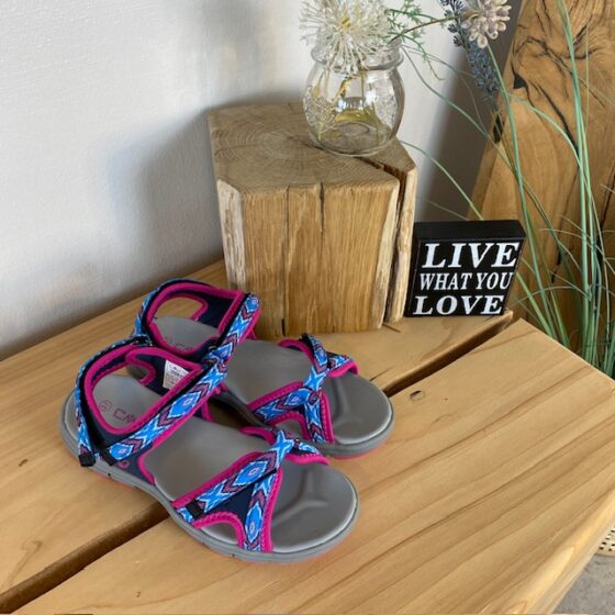 Blå/Pink CMP letvægts sandal med fantastisk komfort