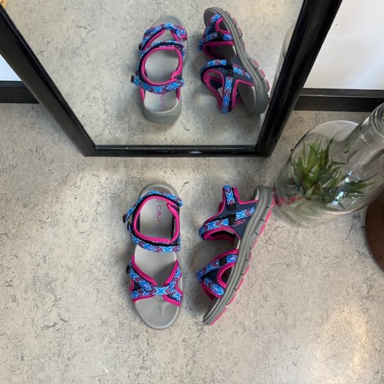 Blå/Pink CMP letvægts sandal med fantastisk komfort